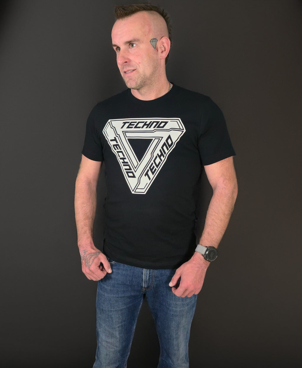 Glow in Dark TECHNO T-shirt