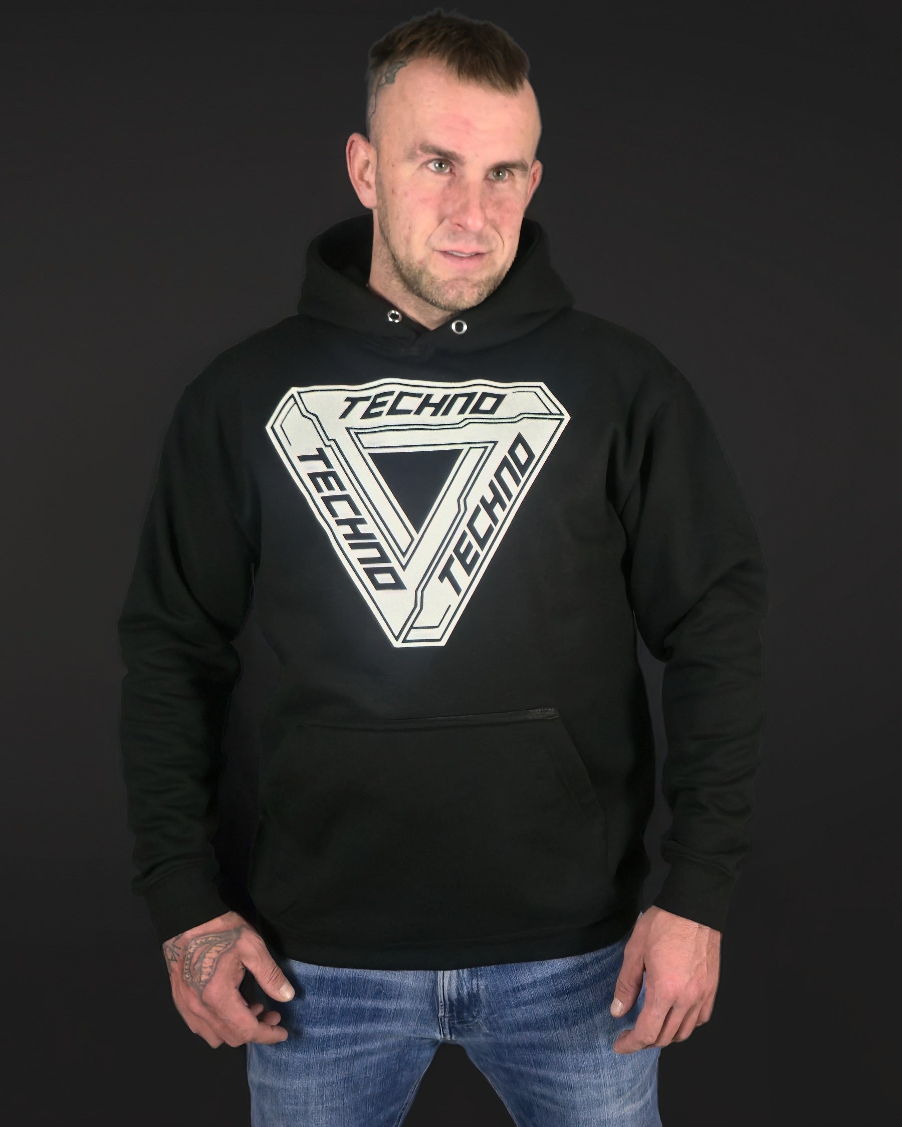 Glow in Dark TECHNO Hoodie