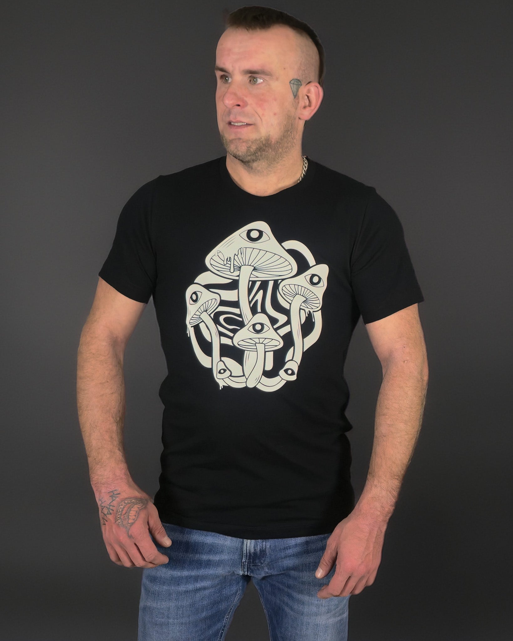 Glow in Dark MUSHROOM T-shirt