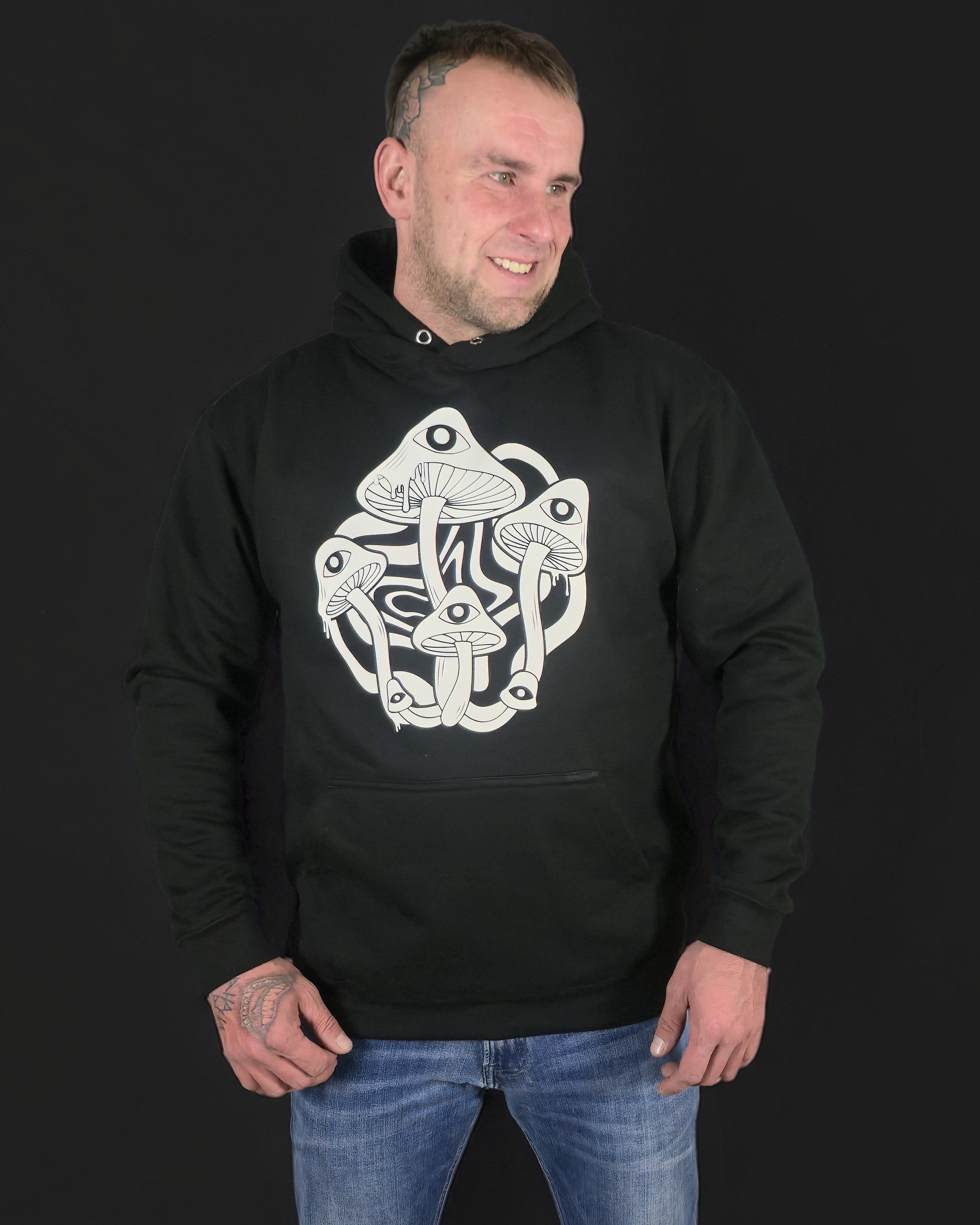 Glow in Dark Mushroom Hoodie