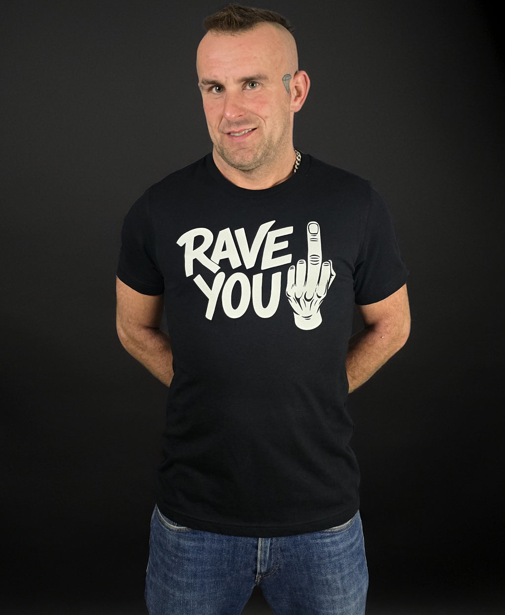 Glow in Dark RAVE YOU T-shirt