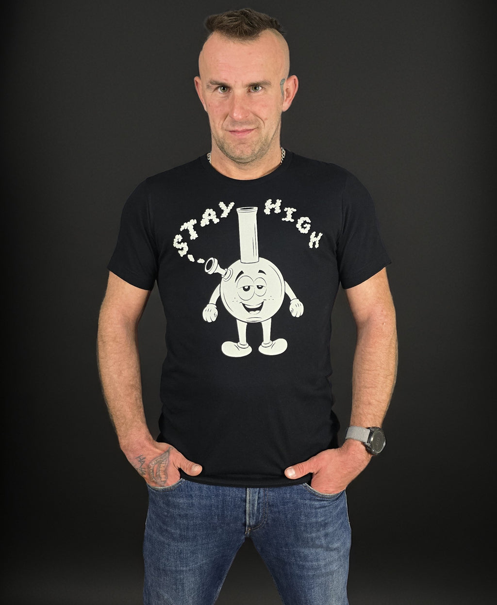 Glow in Dark STAY HIGH T-shirt