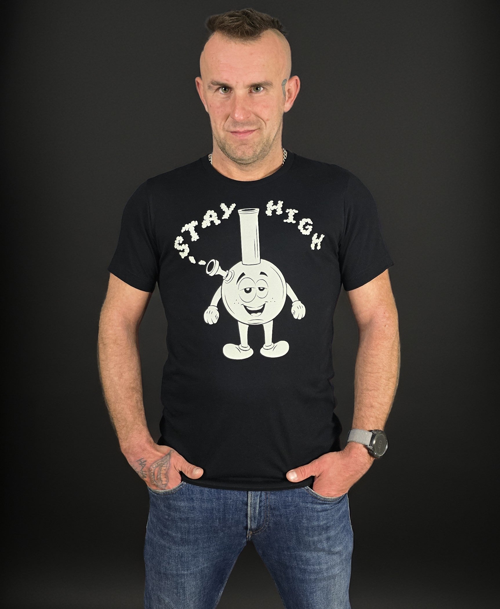 Glow in Dark STAY HIGH T-shirt