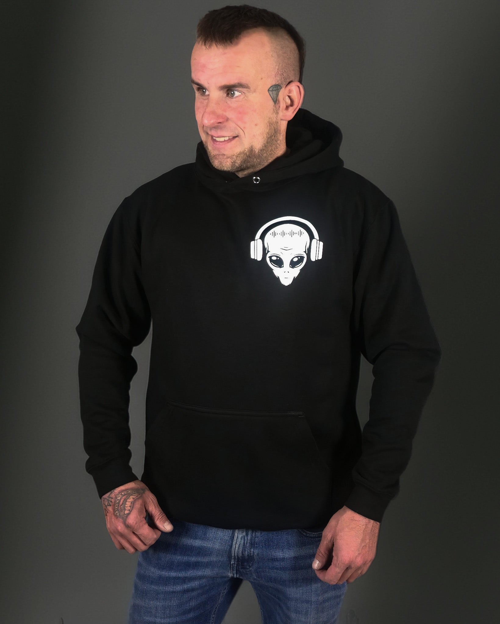 Glow in Dark ALIEN Hoodie