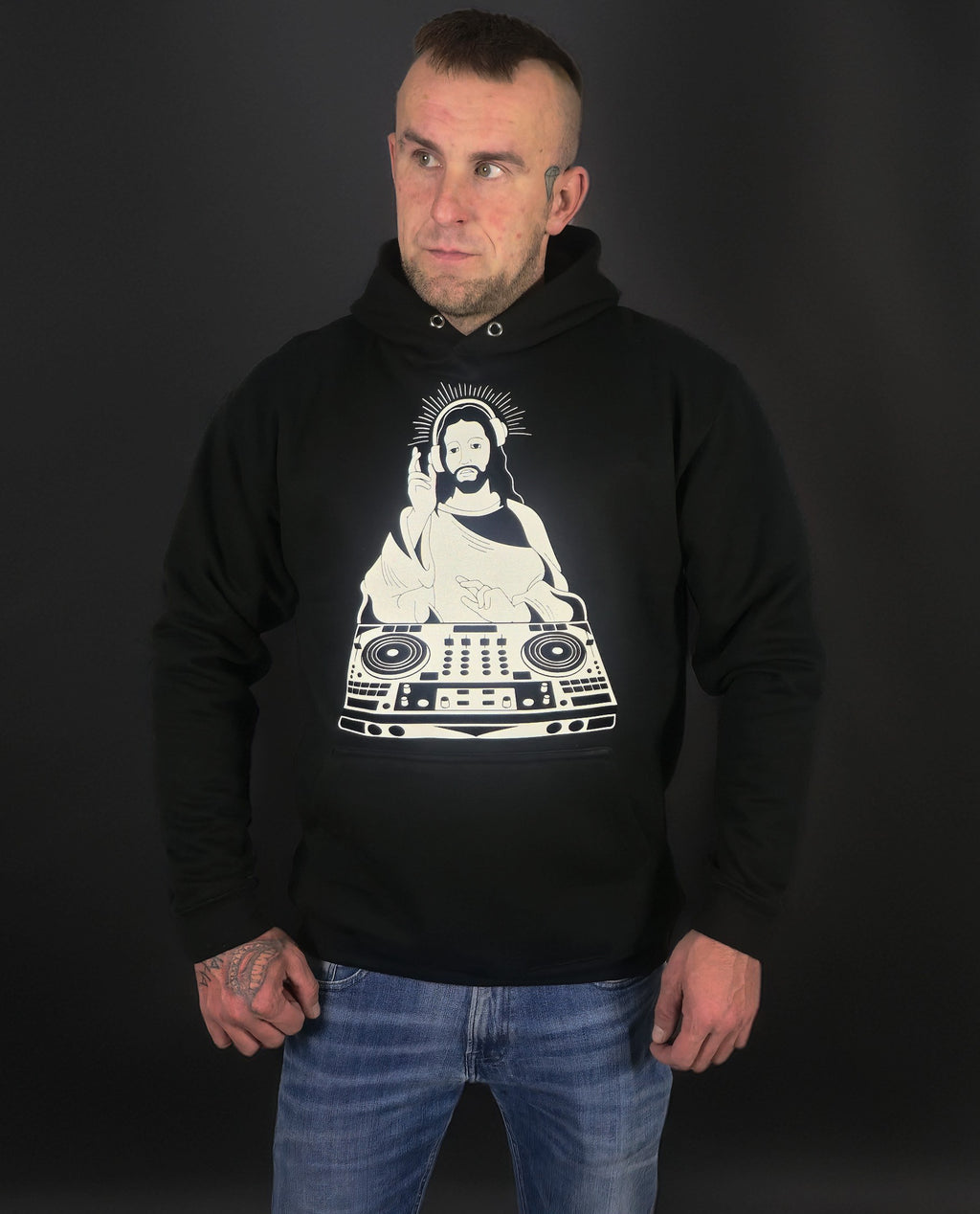Glow in Dark JESUS Hoodie