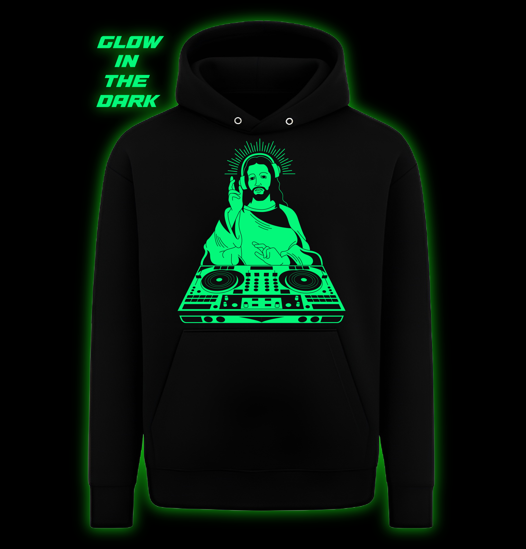Glow in Dark JESUS Hoodie