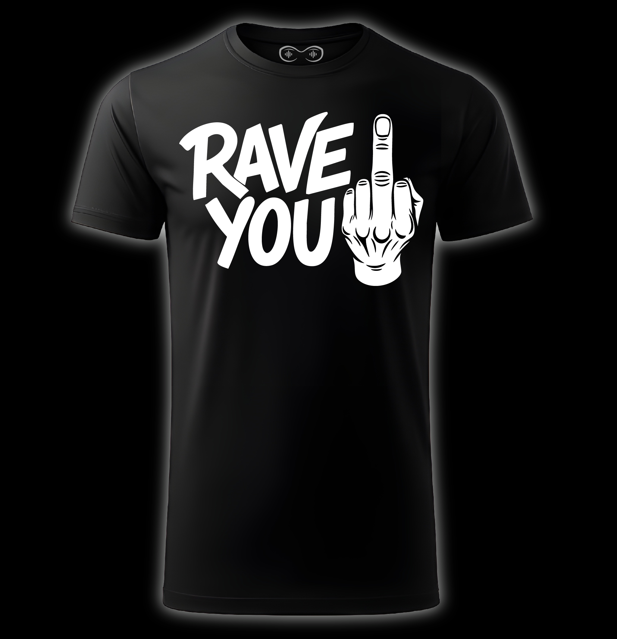 Glow in Dark RAVE YOU T-shirt