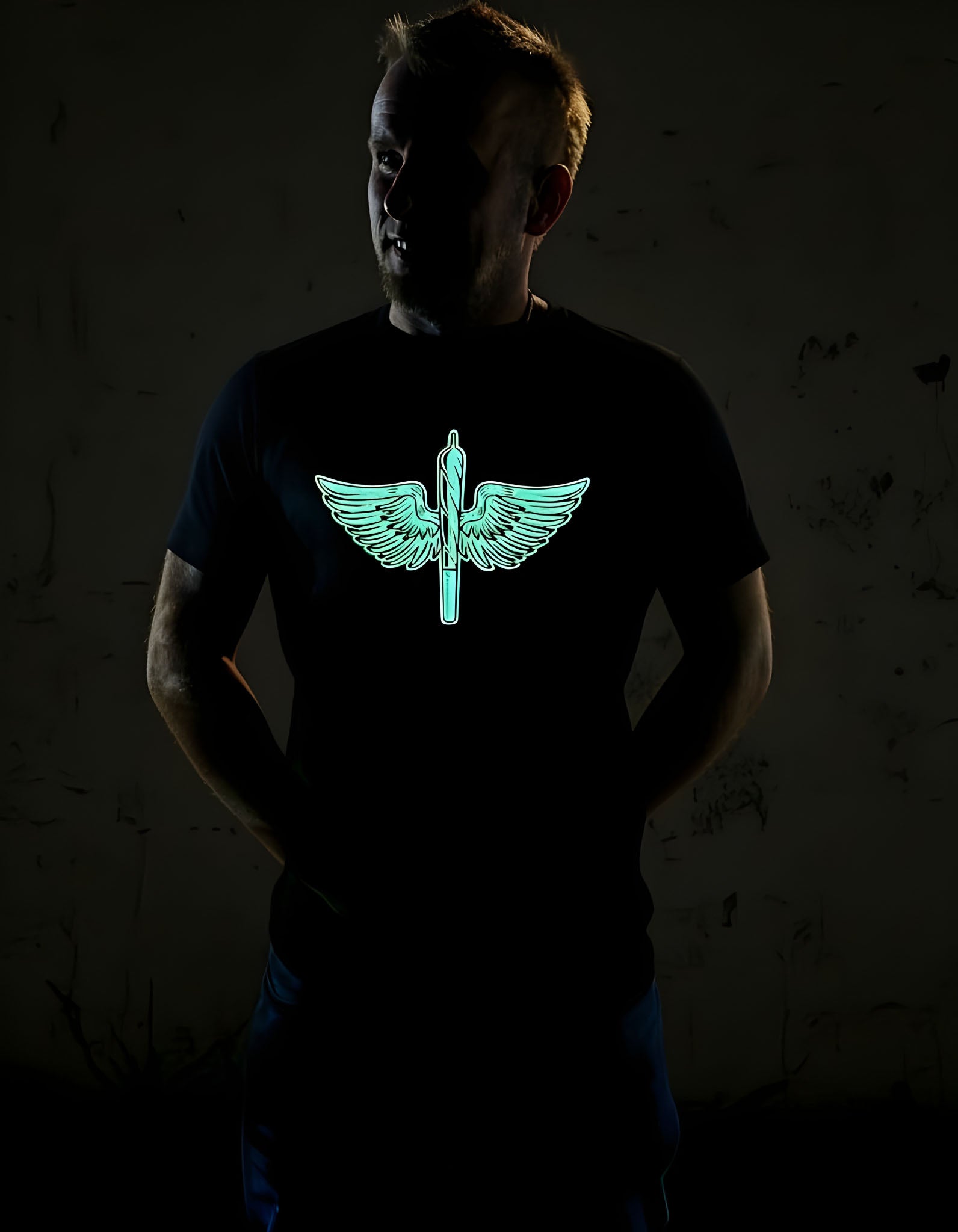 Glow in Dark FLY WITH ME T-shirt