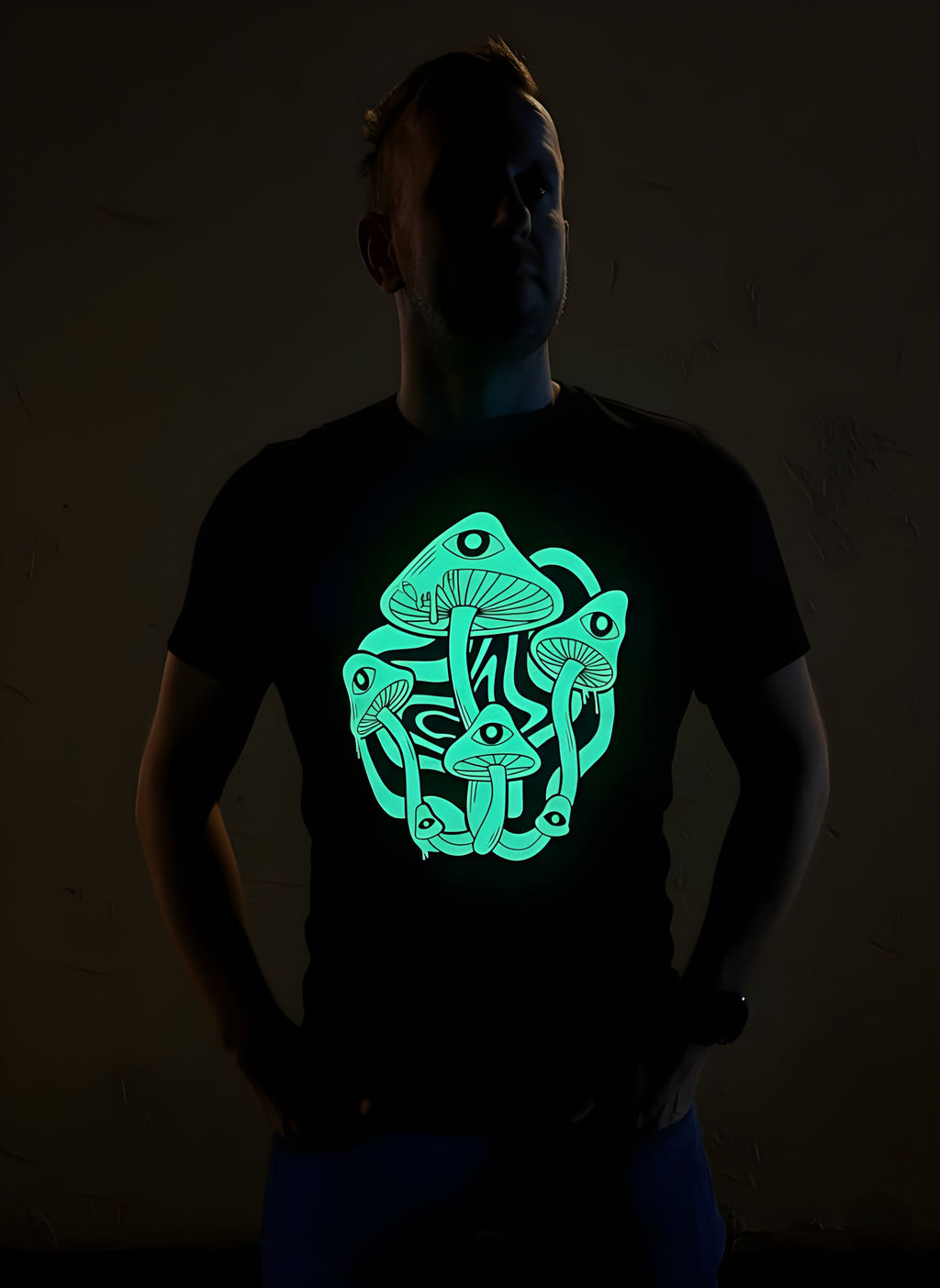 Glow in Dark MUSHROOM T-shirt