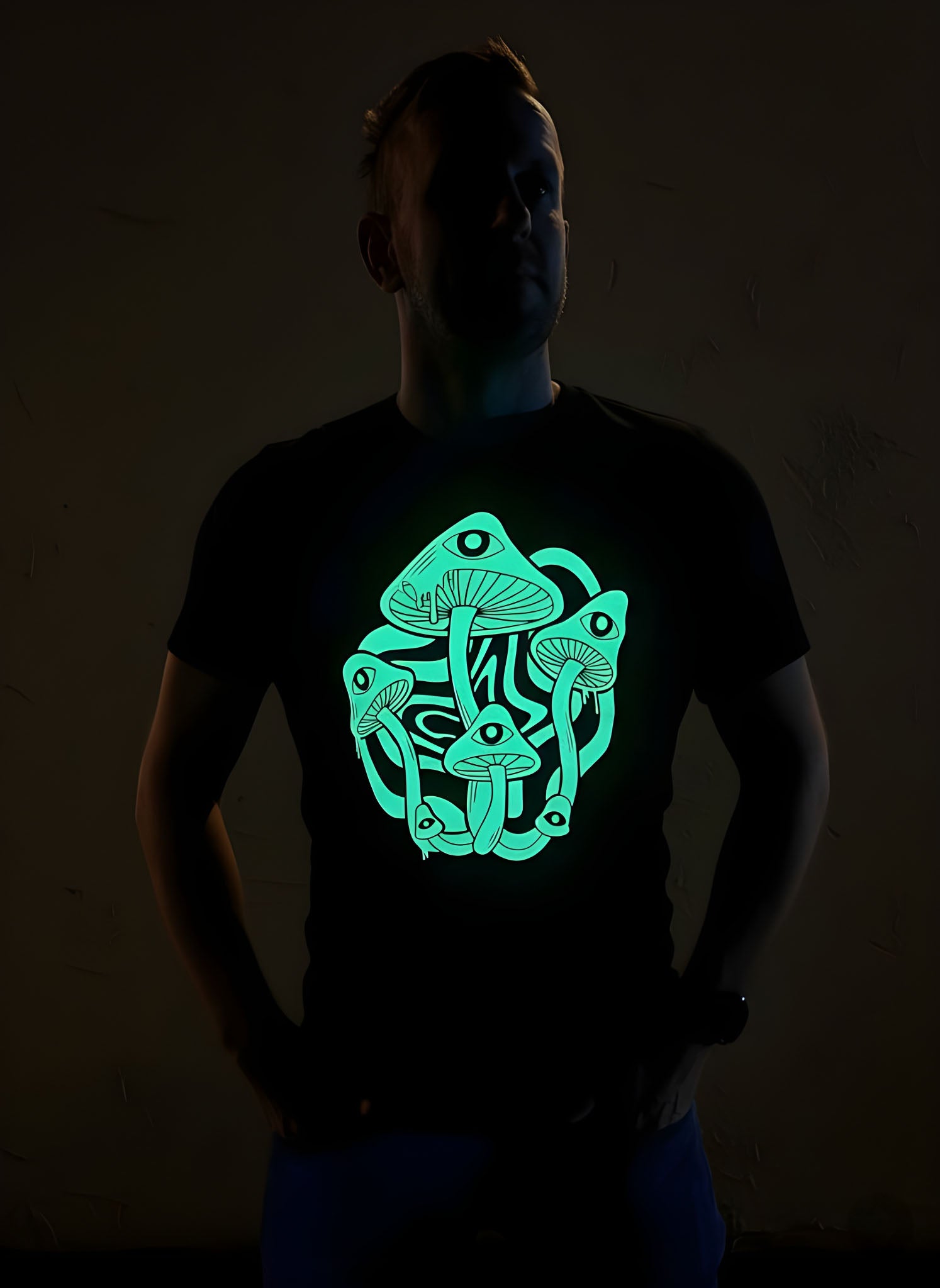 Glow in Dark MUSHROOM T-shirt