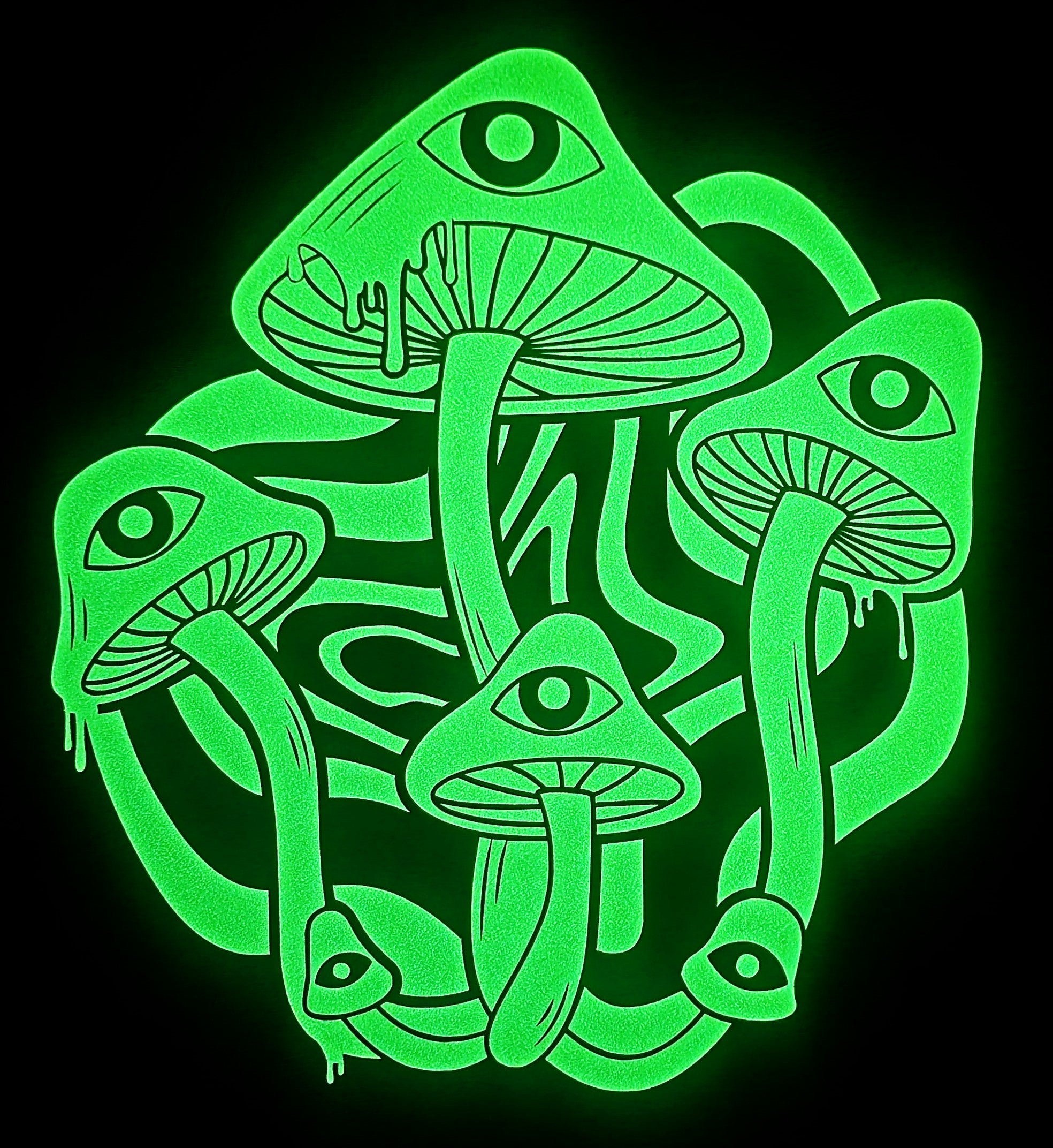 Glow in Dark MUSHROOM T-shirt