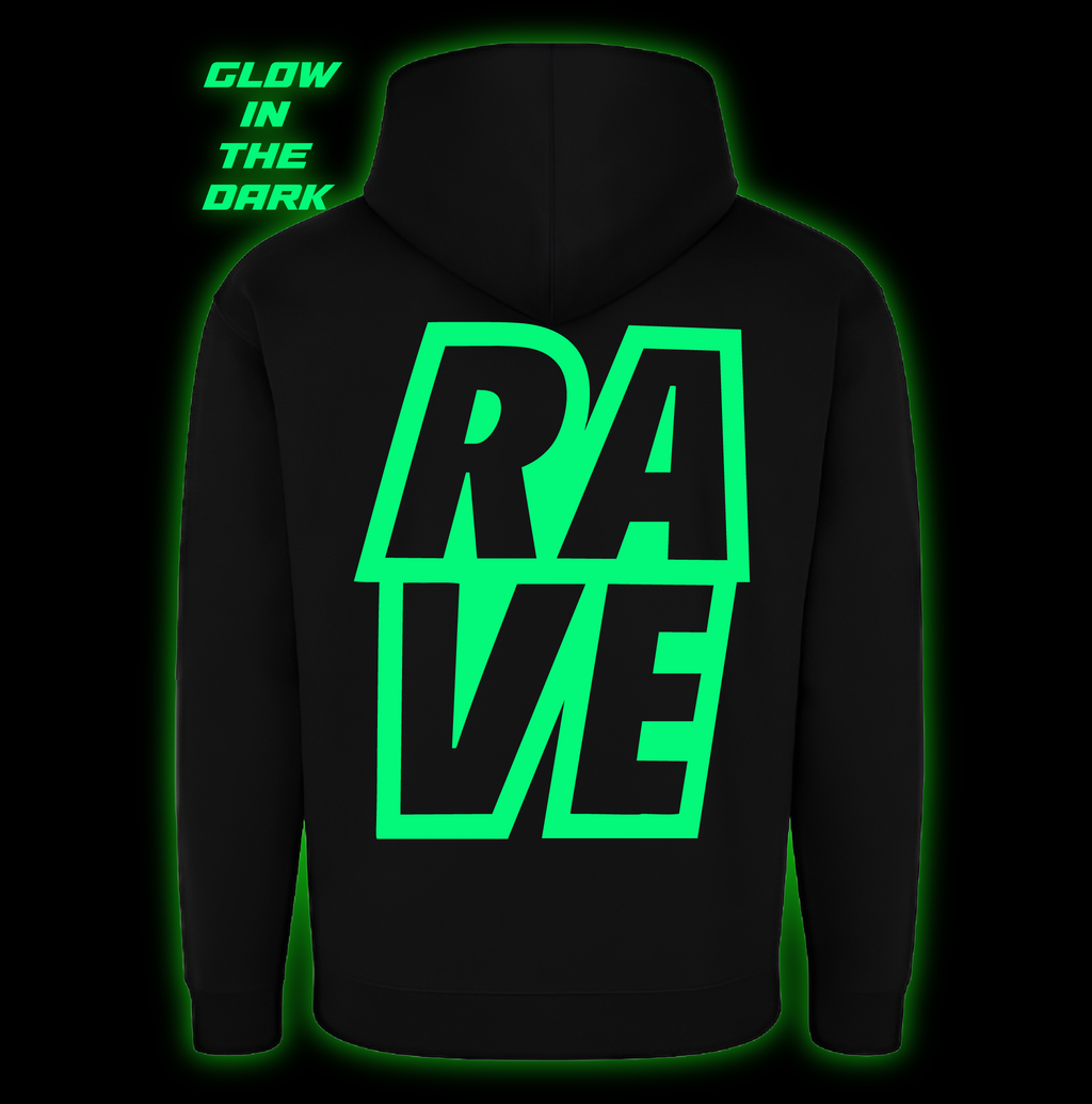 Glow in Dark RAVE Hoodie