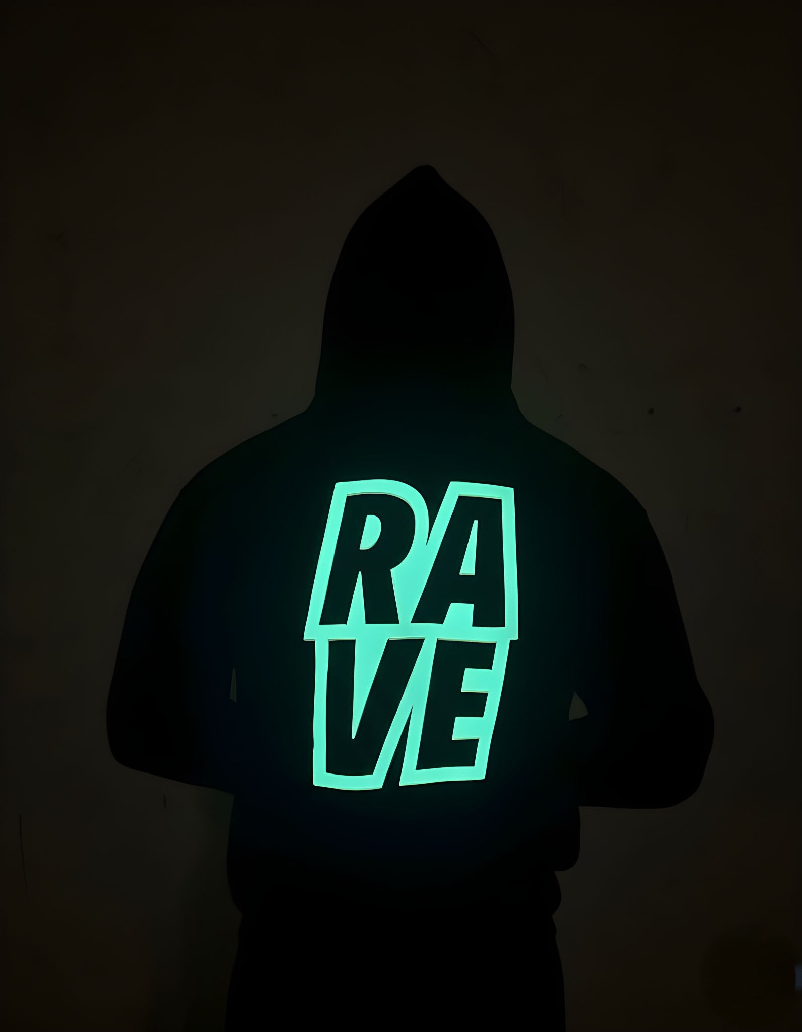 Glow in Dark RAVE Hoodie