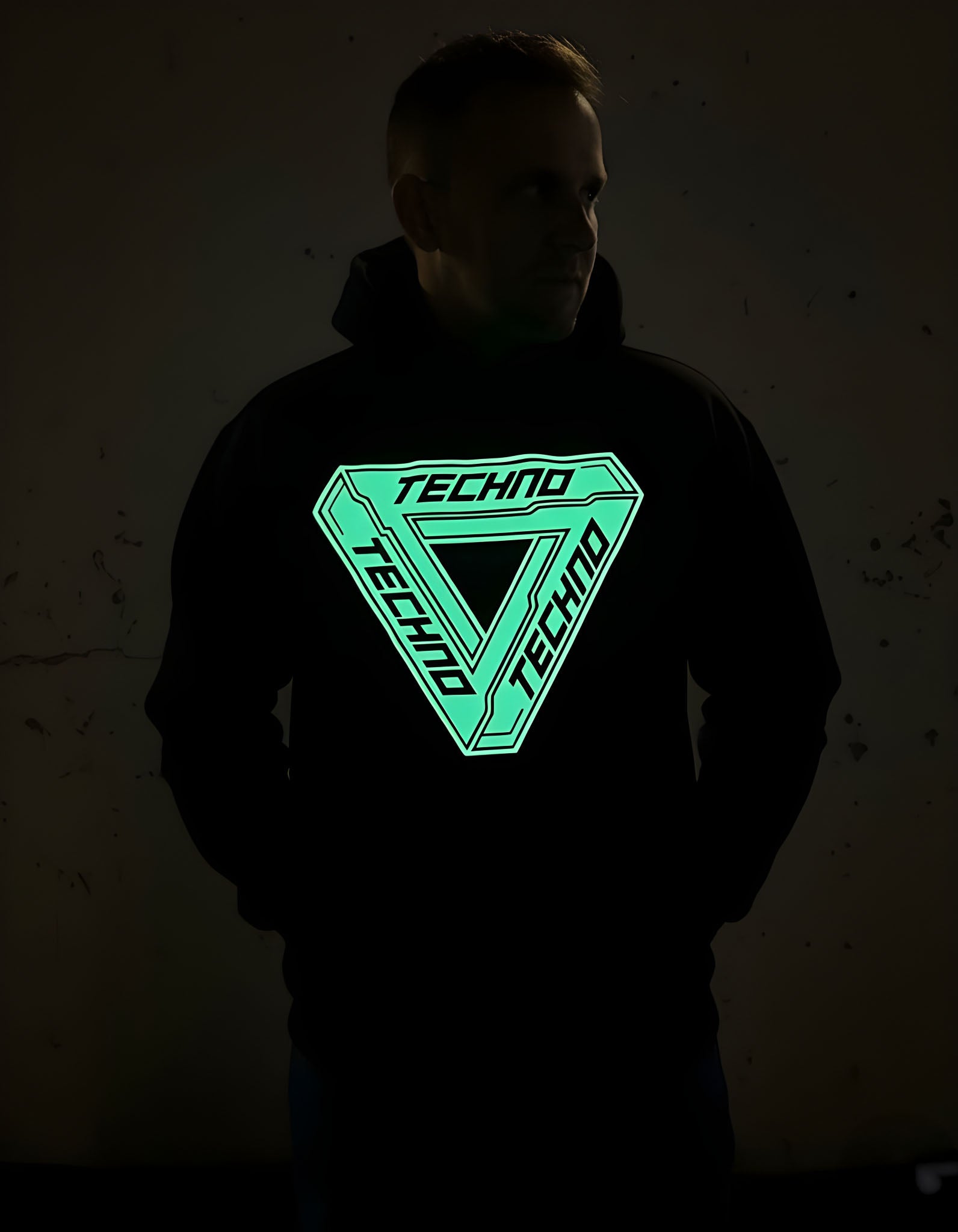 Glow in Dark TECHNO Hoodie